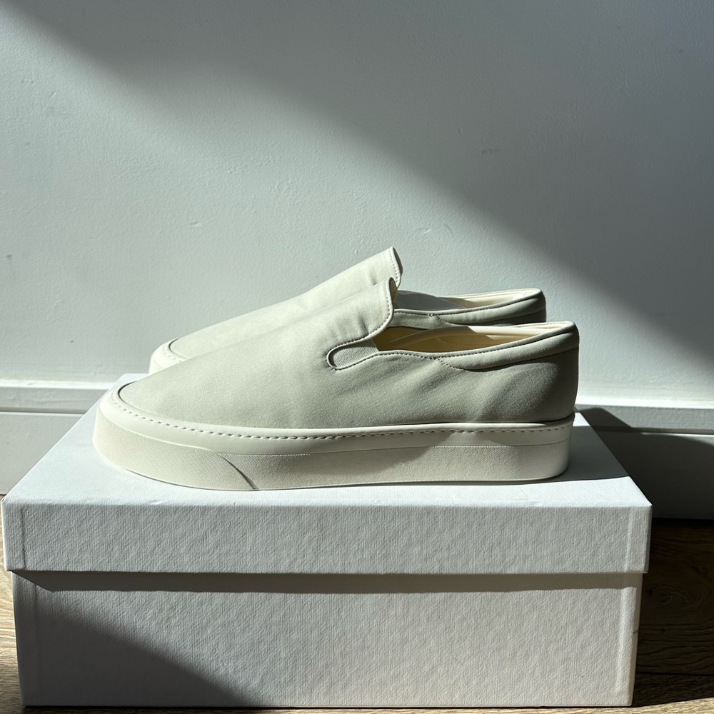 The Row Light Grey Sneaker — Man Dean Style